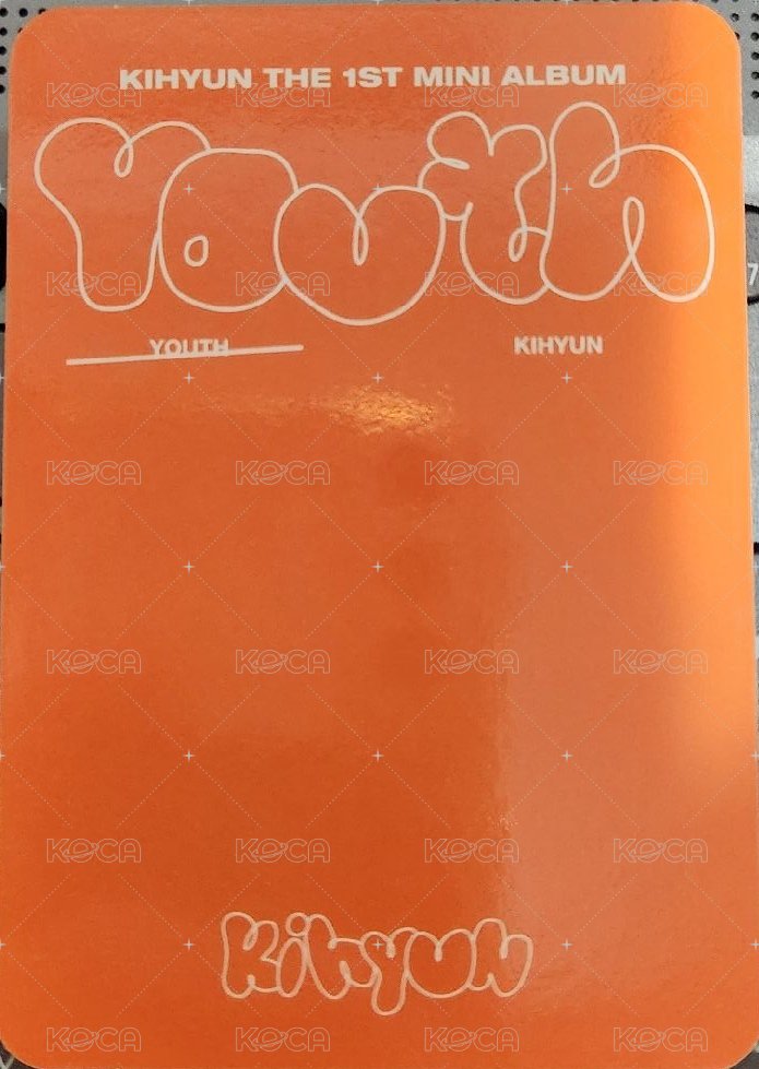 YOUTH 專輯卡  背面