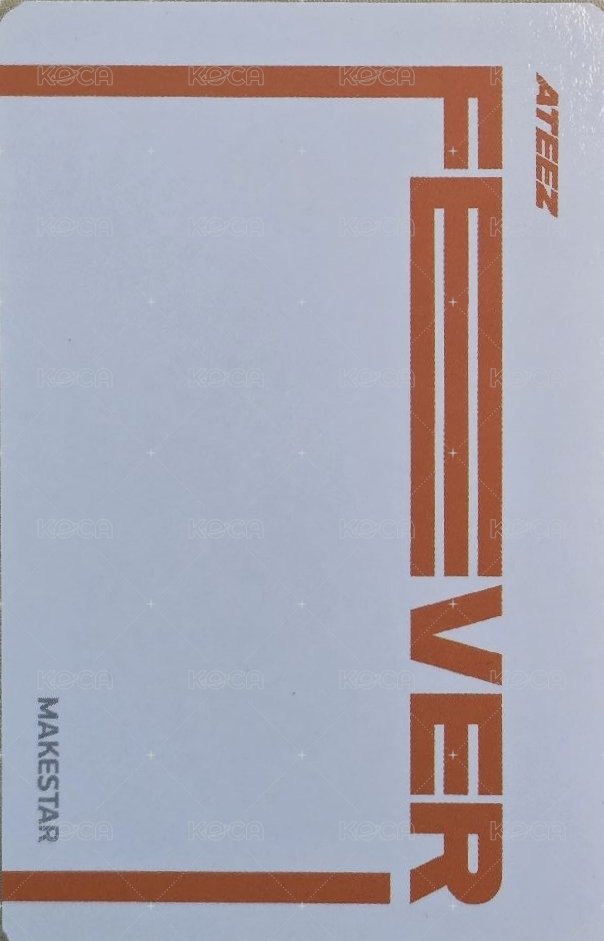 Fever pt.3 ms 抽選卡 中簽卡 背面