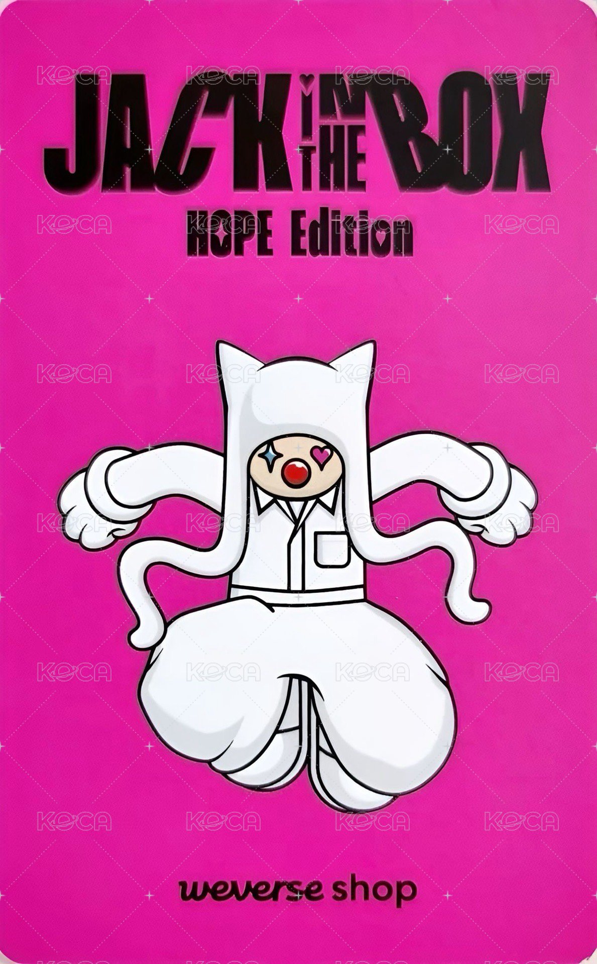 JITB wvs HOPE版 特典卡  背面