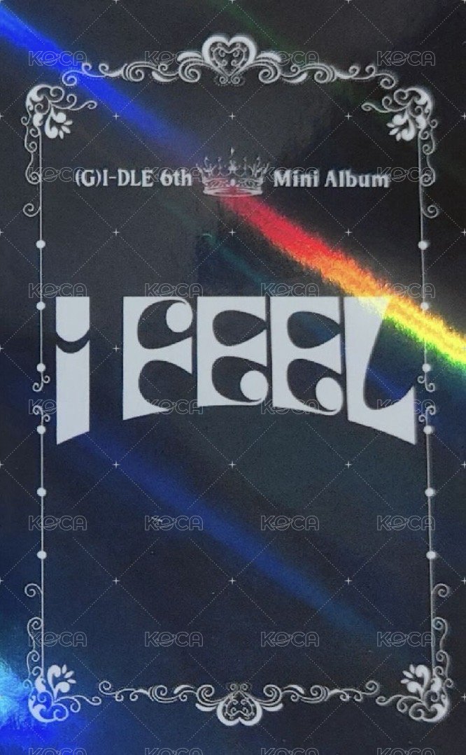 I feel kms 6.0 特典卡 -刷 背面