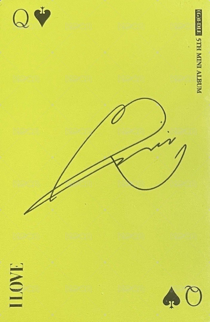 I LOVE target 特典卡 特典-妮 背面