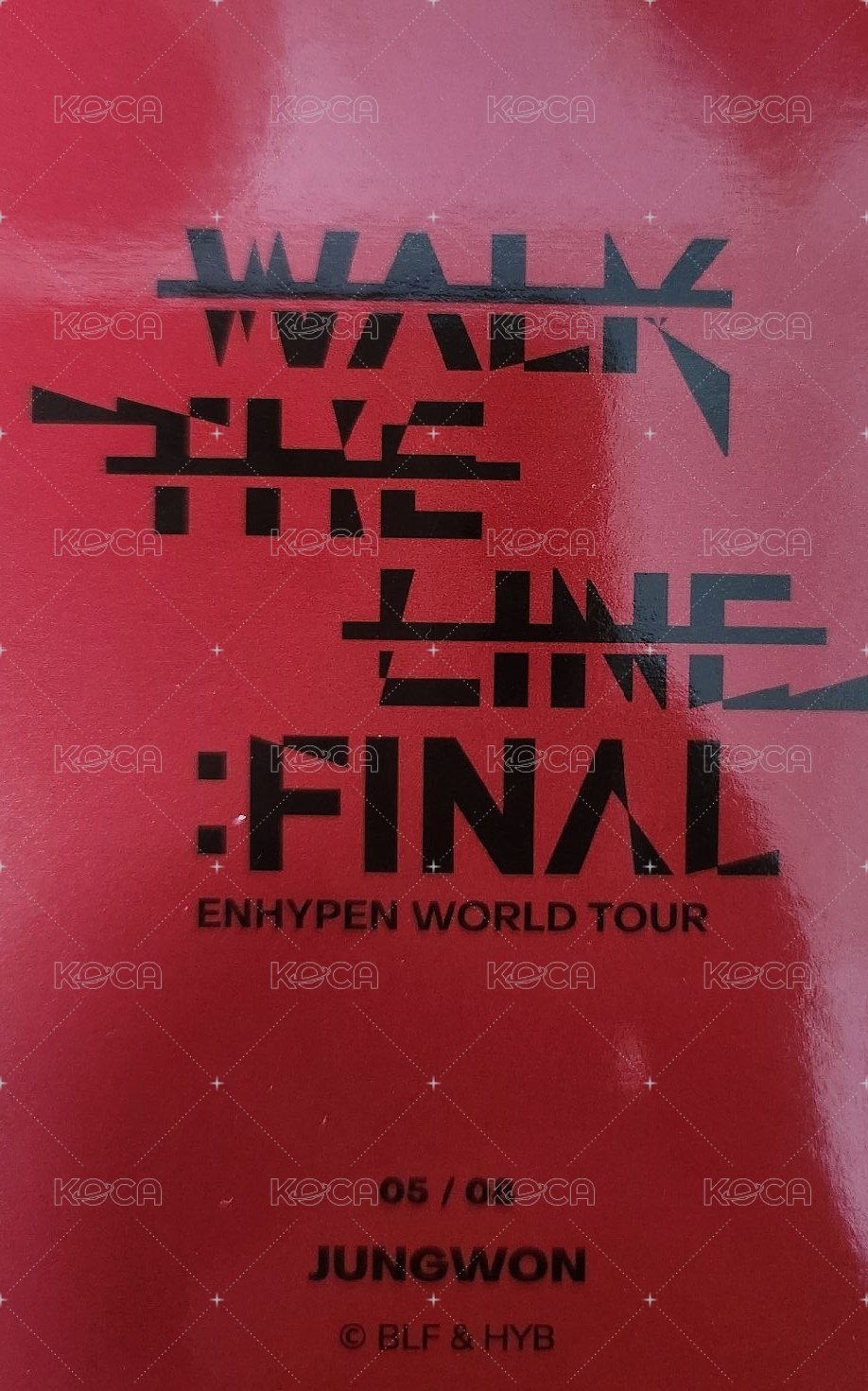 WTL FINAL 隨機卡 元03/08 官拍卡 背面