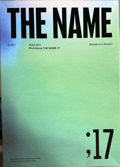 2022 SVT PHOTOBOOK THE NAME;17 寫真書