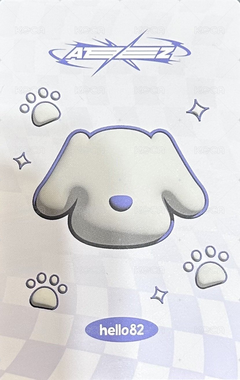 Will hello82 特典卡 PLUSHIE ver. 背面