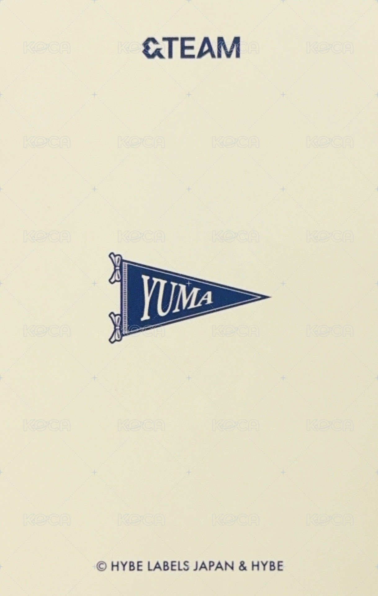 青嵐 隨機卡  背面