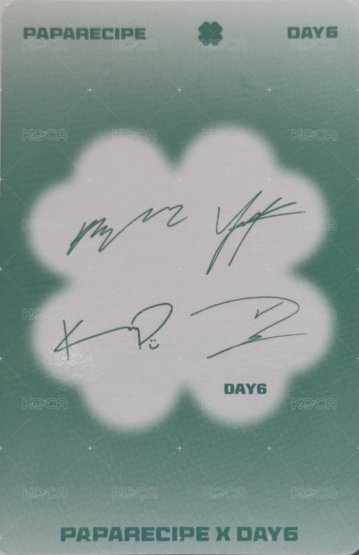 Papa Recipe 代言卡 2.0 團卡 背面