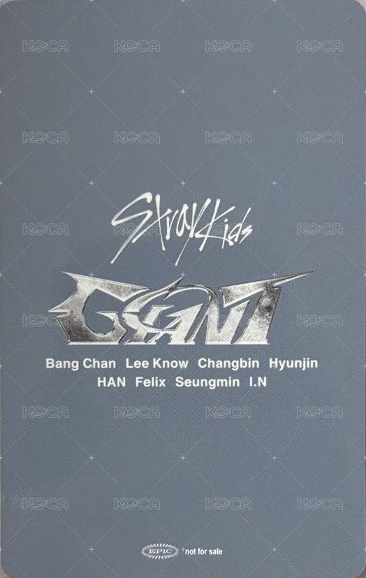 GIANT 入場卡 / 場限卡 大阪 03/16 拍手會 背面