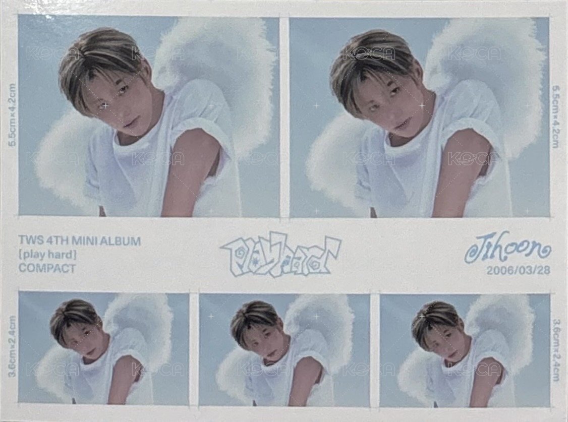 Play Hard 明信片 單封 正面