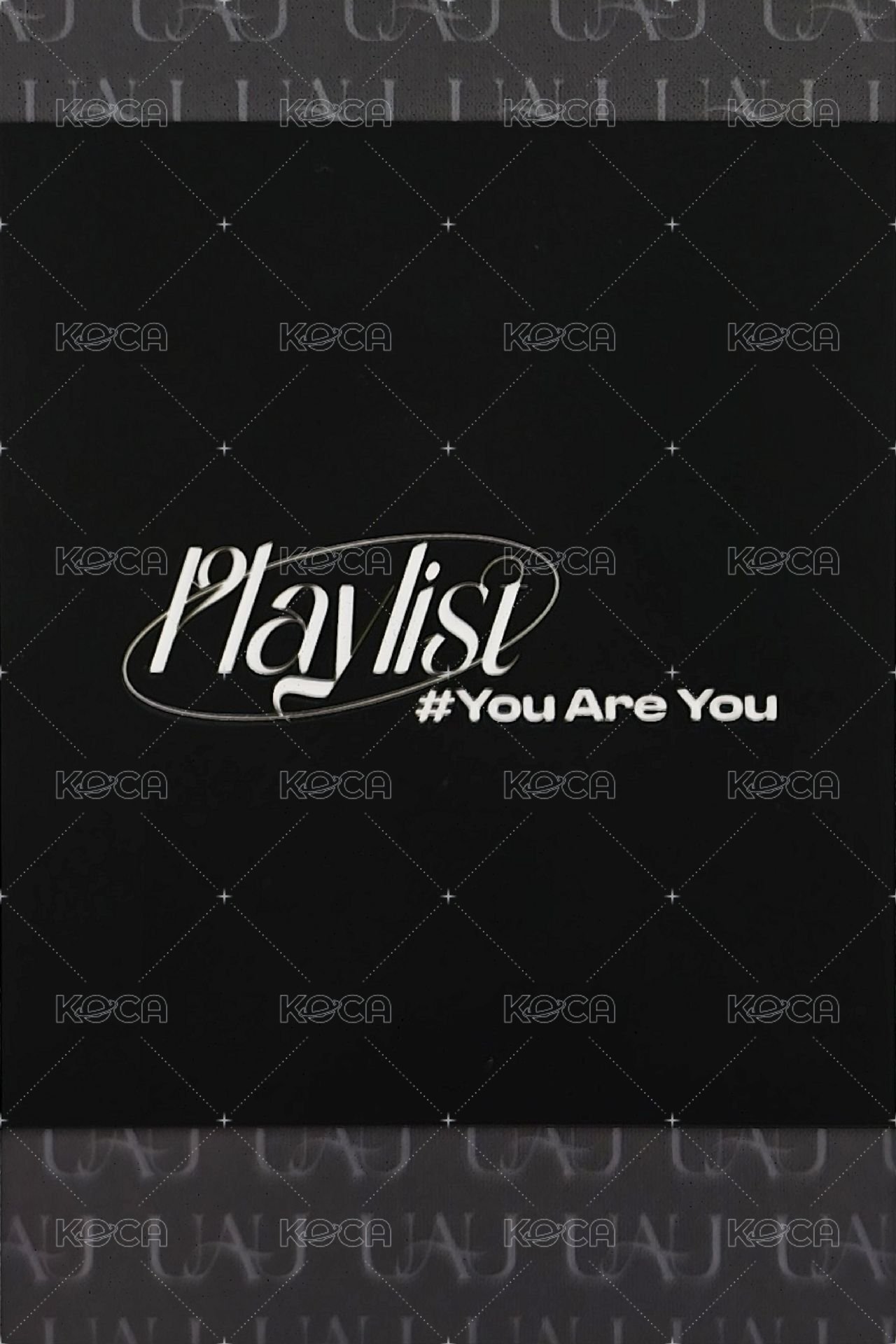 Playlist #You Are You k4 3.0 簽售卡 雙人拍立得 背面