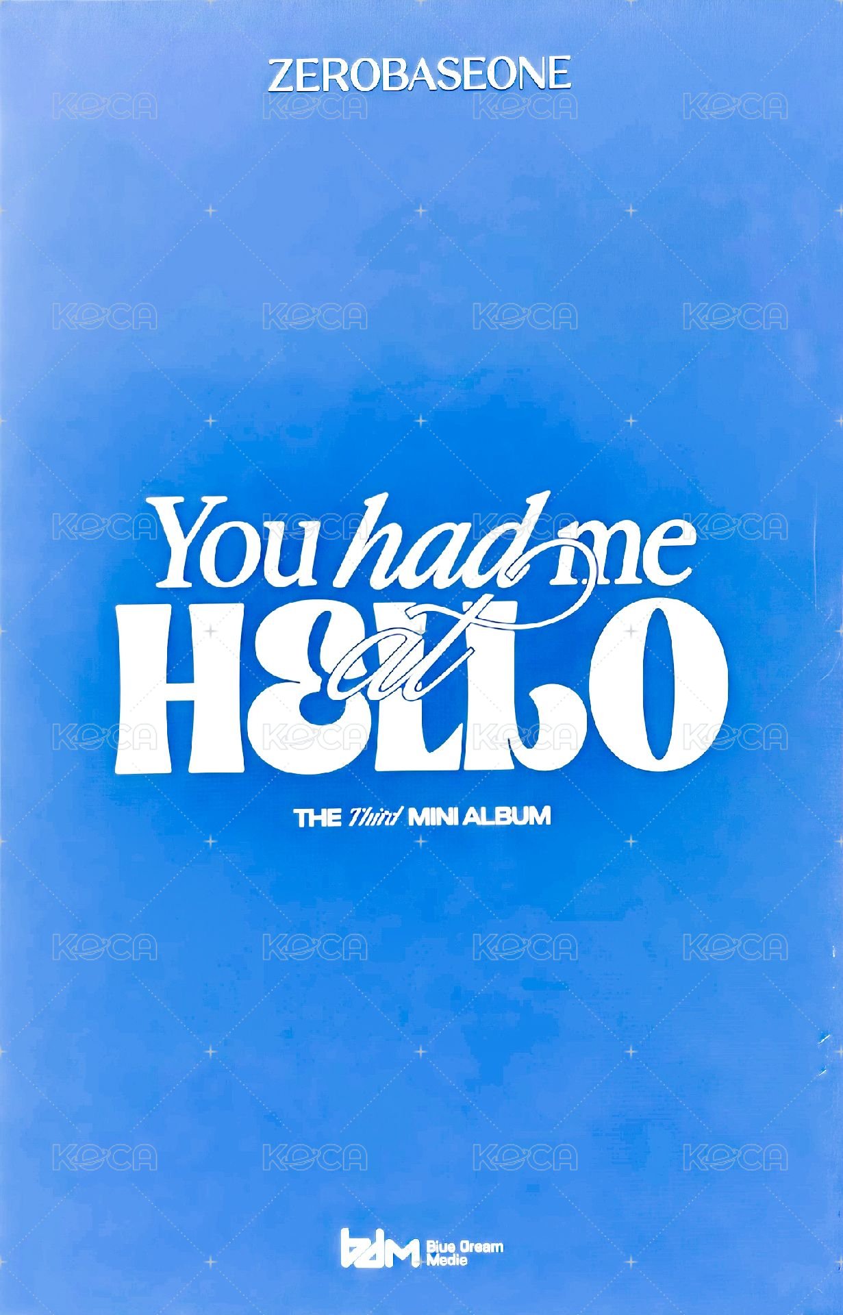 迷三 bdm 特典卡 美男愛心 ver. 背面