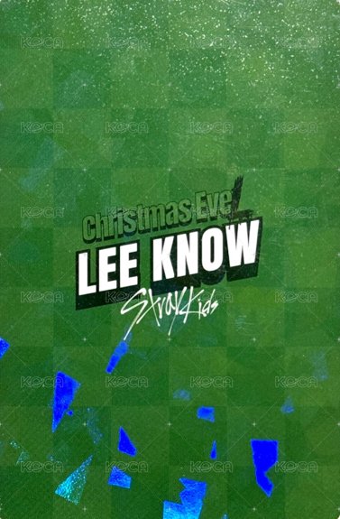 聖誕 專輯卡 HOLO ver.閃卡 背面