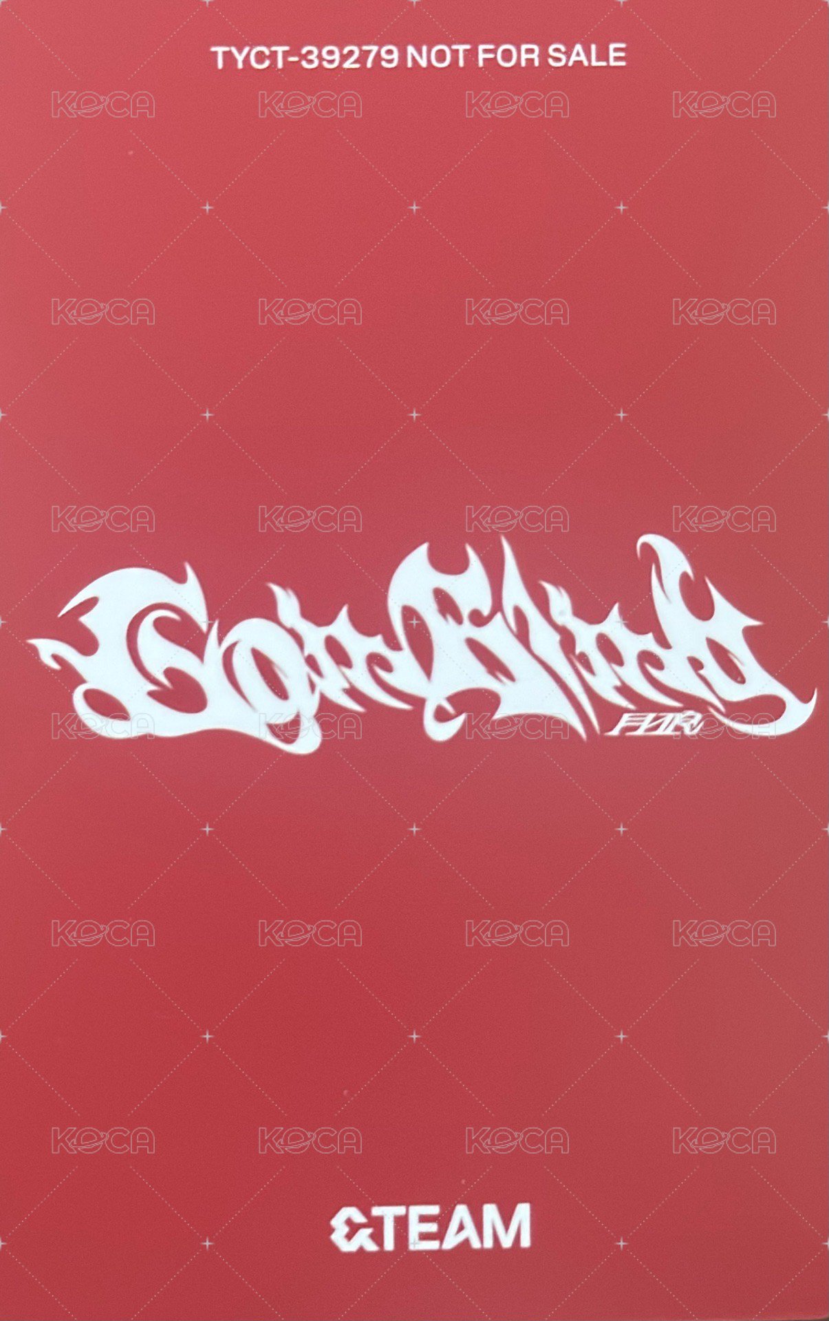 月狼 專輯卡 雙人卡 Maki&Fuma 背面