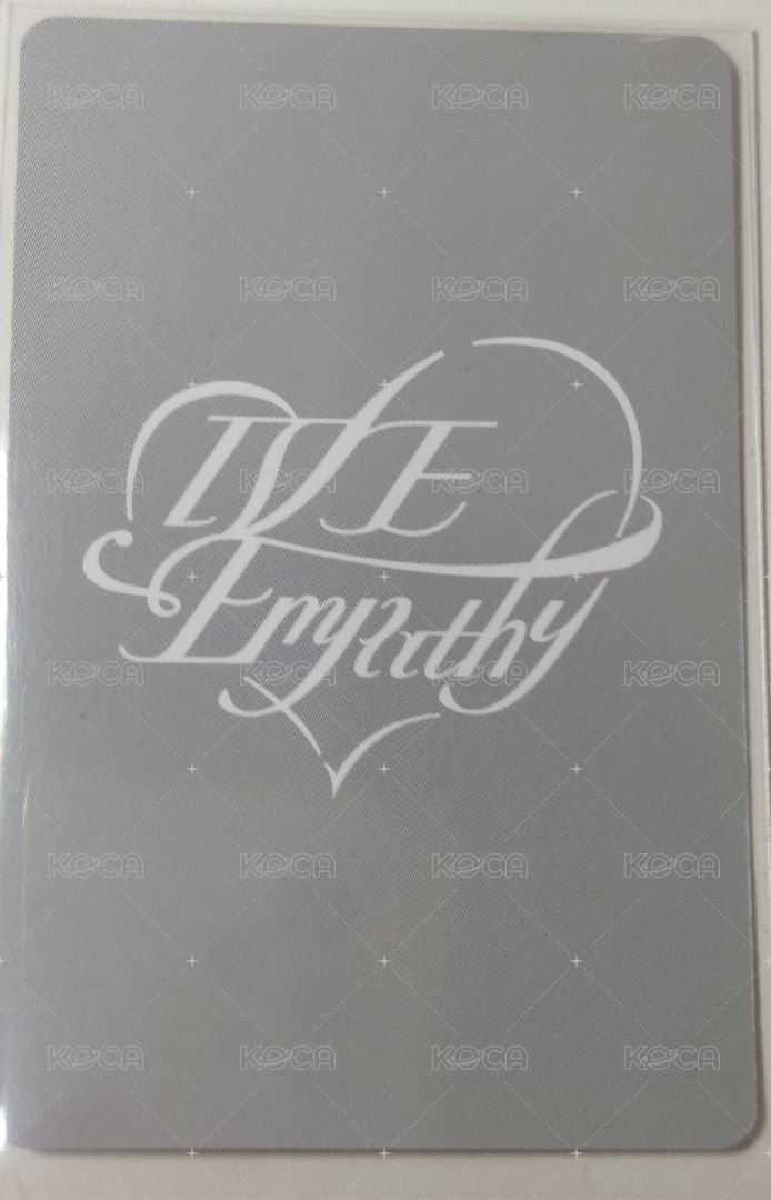 IVE EMPATHY 專輯卡 特別版怜 背面
