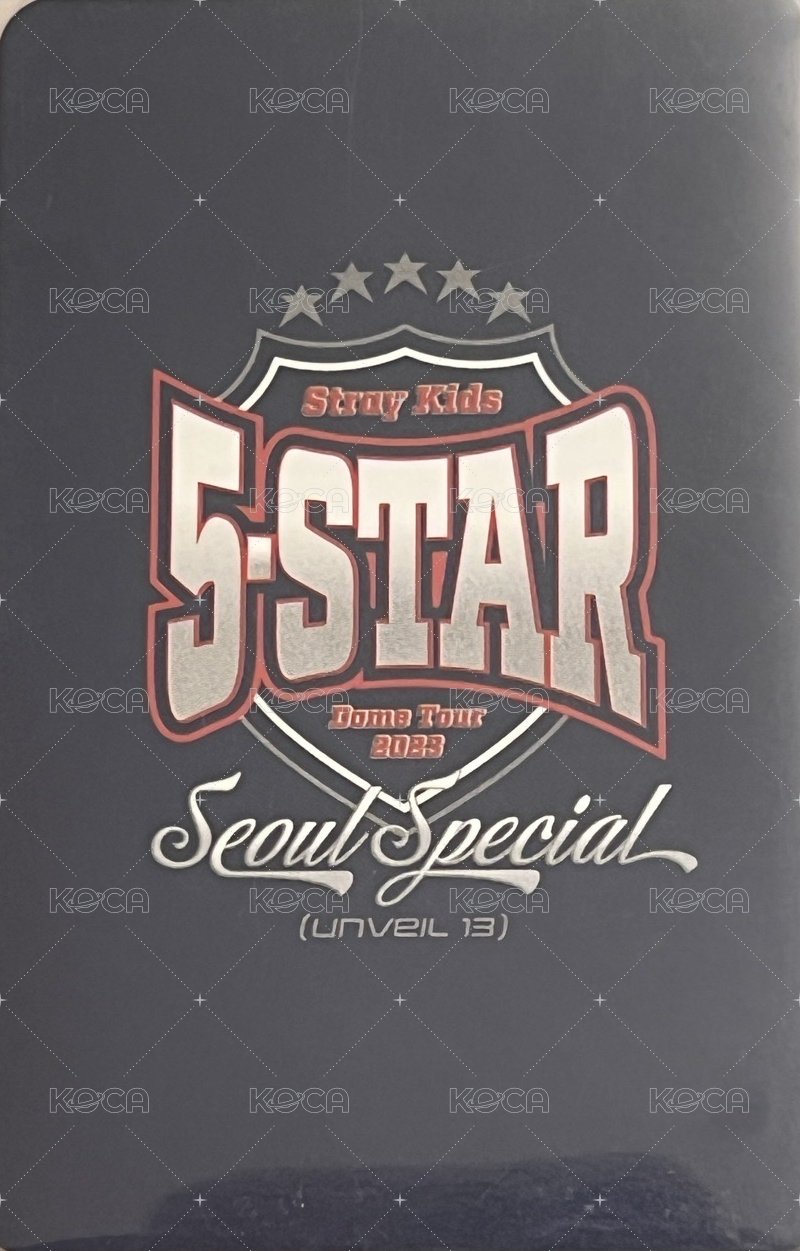 1st 日本巨蛋巡迴 入場卡 / 場限卡 首爾 10/22 背面