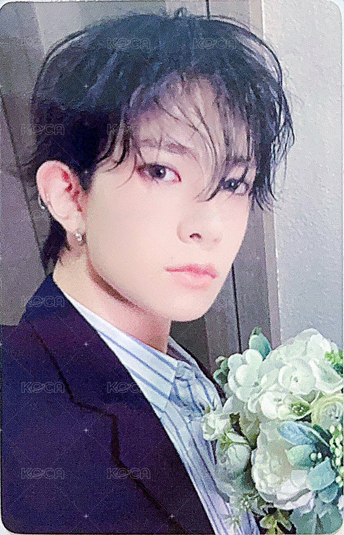 正二後續 yzy 3.0 特典卡 捧花 正面