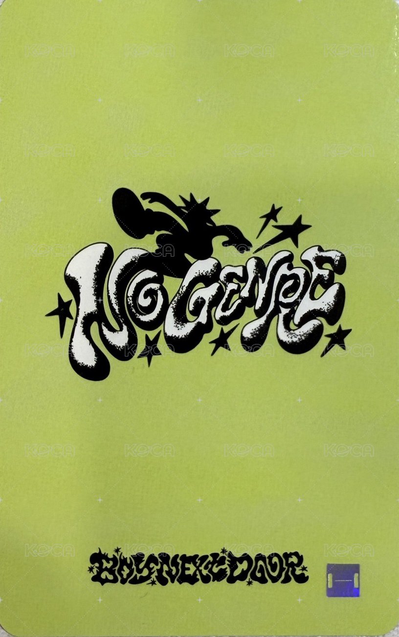 No Genre k4 幸運卡 2 背面