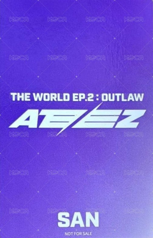 Outlaw mumo 特典卡  背面