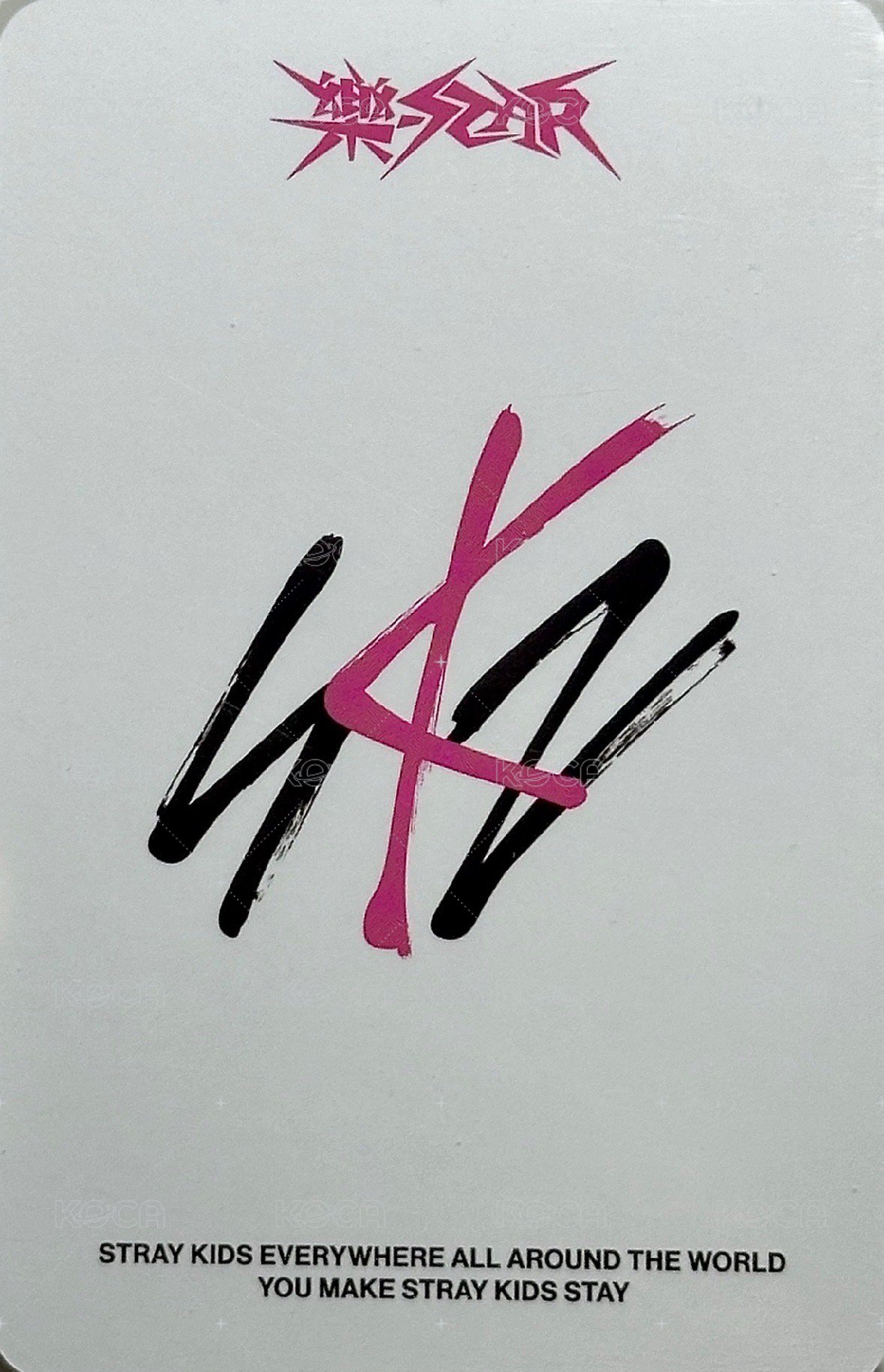 樂-STAR sw 特典卡  背面