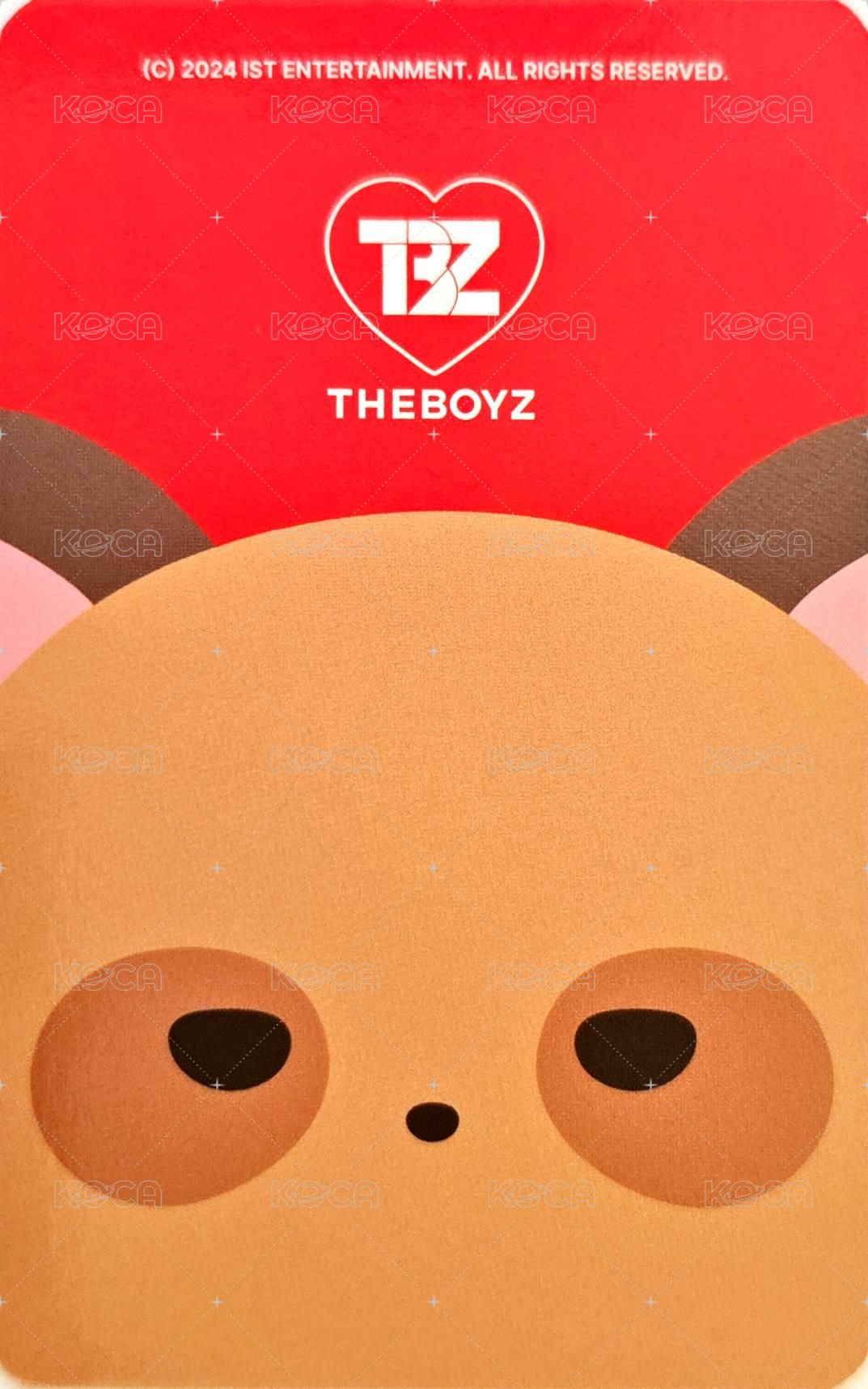 THE BOYZ WORLD TOUR : ZENERATION Ⅱ 周邊卡 娃娃小包 背面