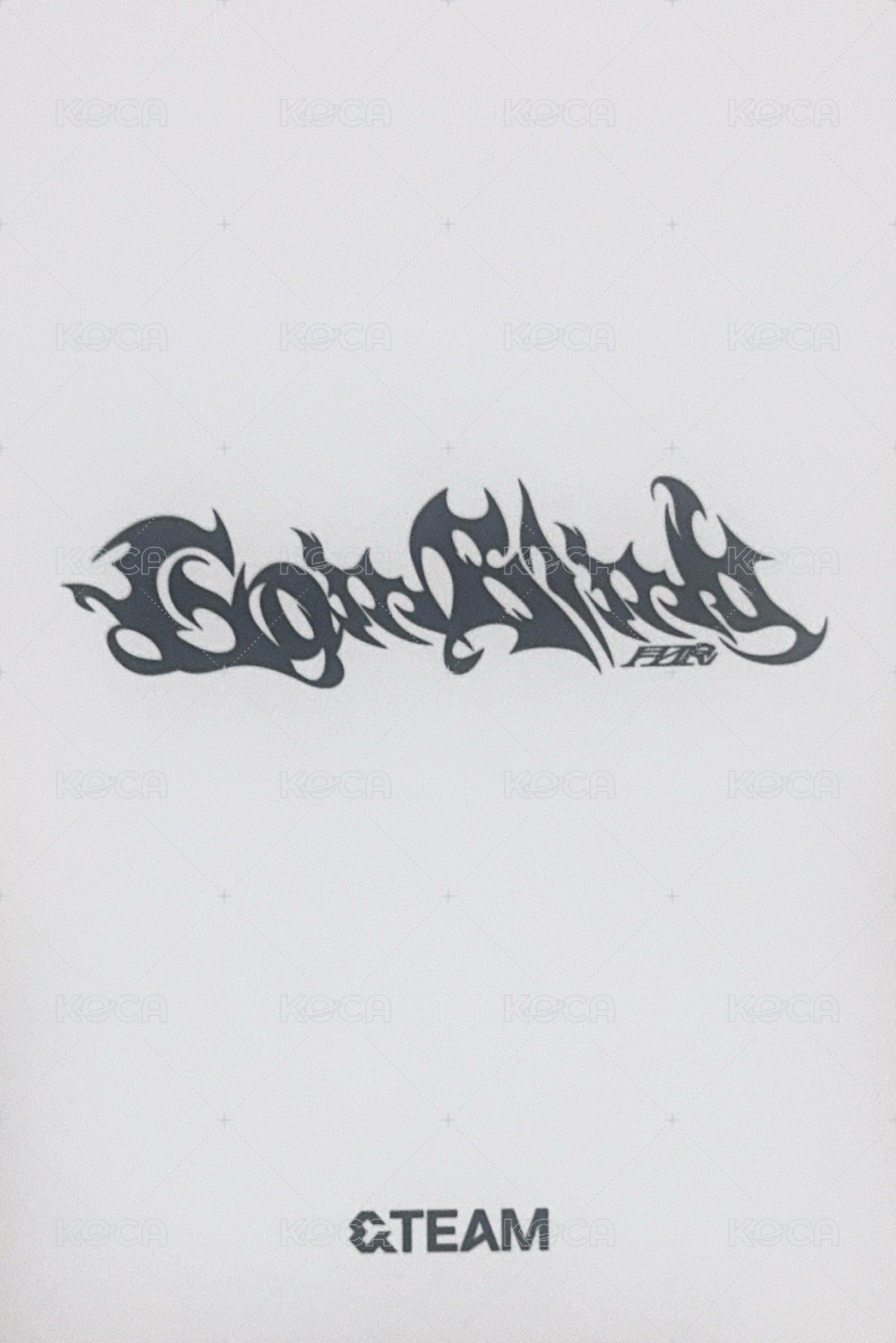 Go in Blind (月狼) yzy 1.0 簽售卡  背面