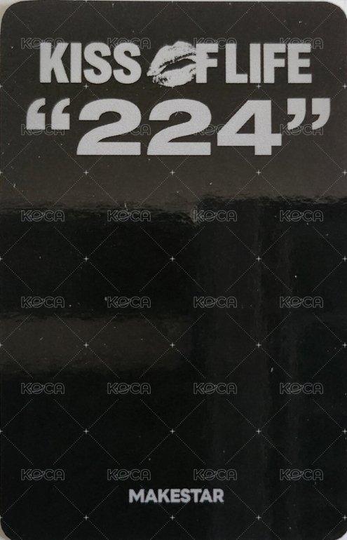 224 ms 線上2.0 簽售卡 mirror heart ver. 背面