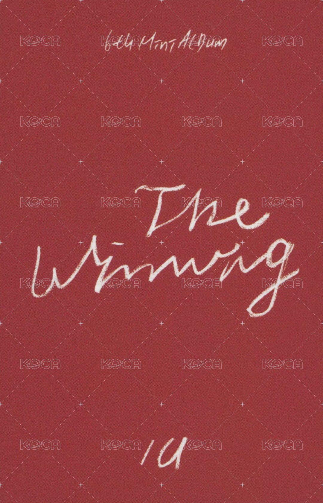 The Winning am 1.0 簽售卡  背面