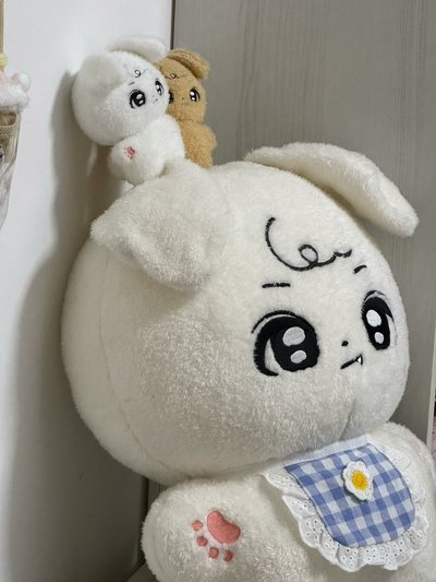 珉Chon 40cm 白色奎大娃 （另有10cm焦糖色款款）