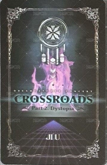 Crossroad線上演唱會 周邊卡  背面