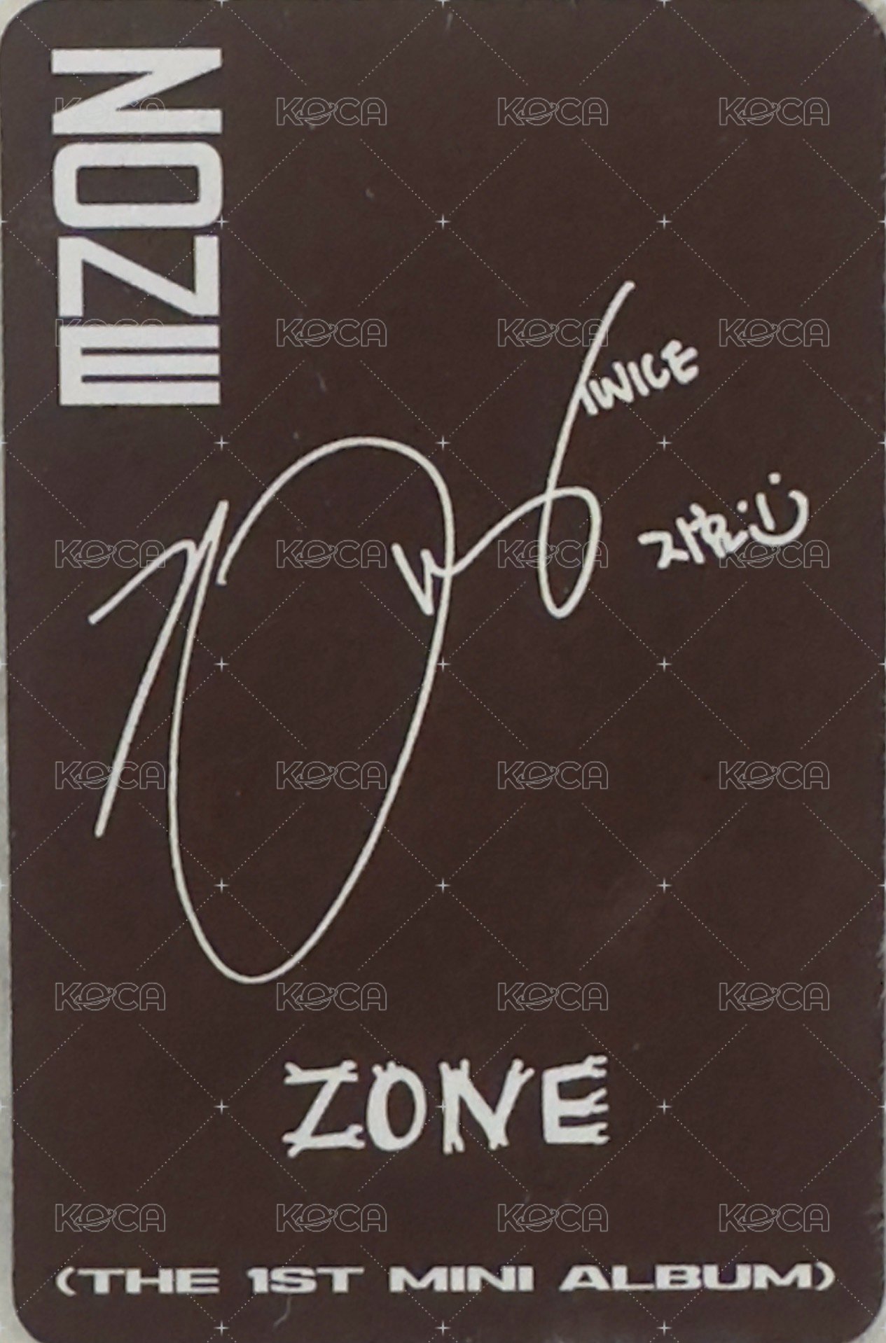 志效迷一solo 專輯卡 solo o.ver專卡 背面