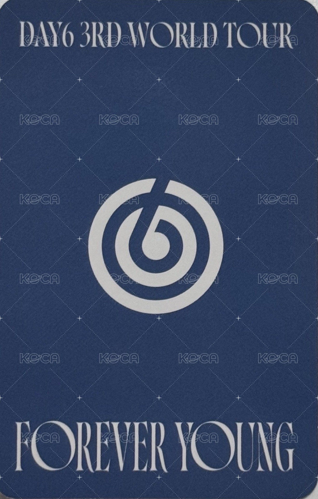 3rd世巡 釜山場 Day1 入場卡 / 場限卡  背面