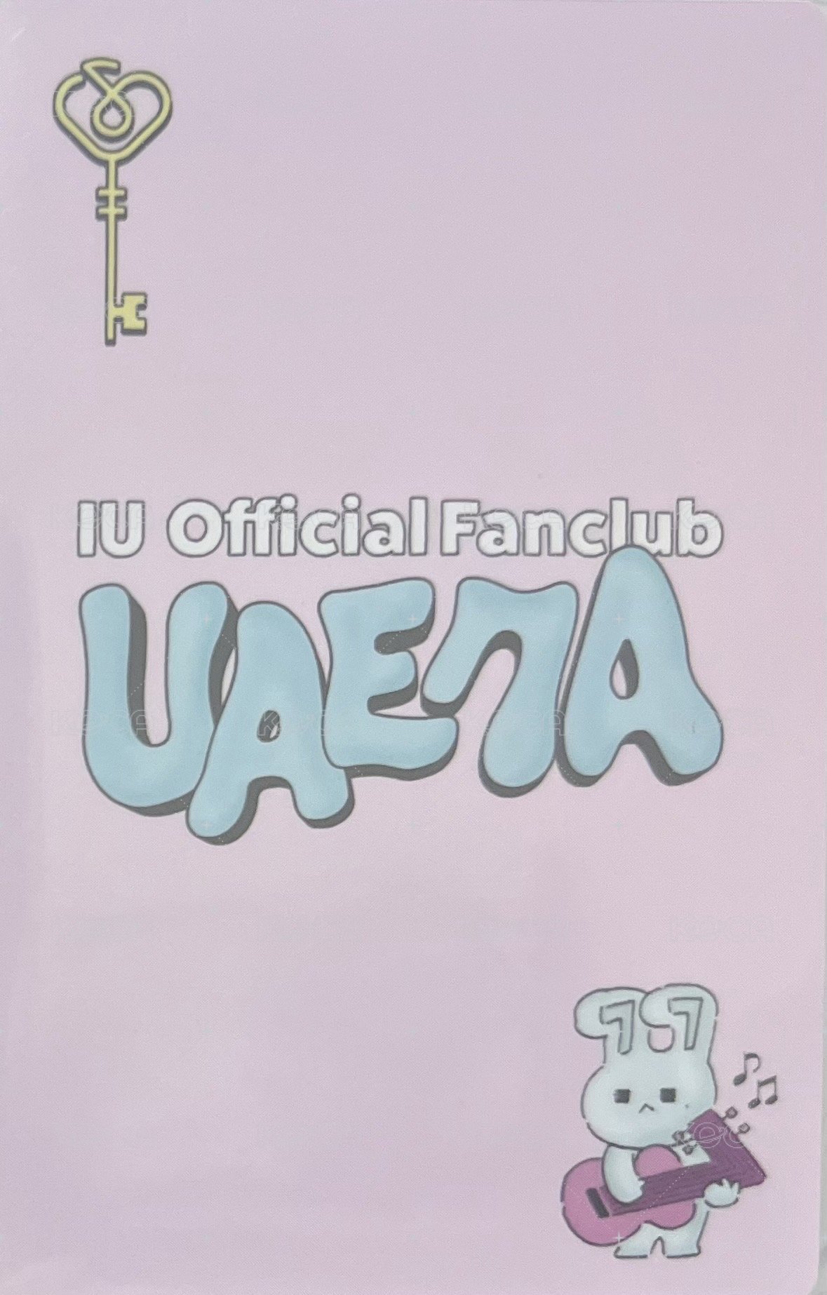 七期會員 會員禮卡 小卡 背面