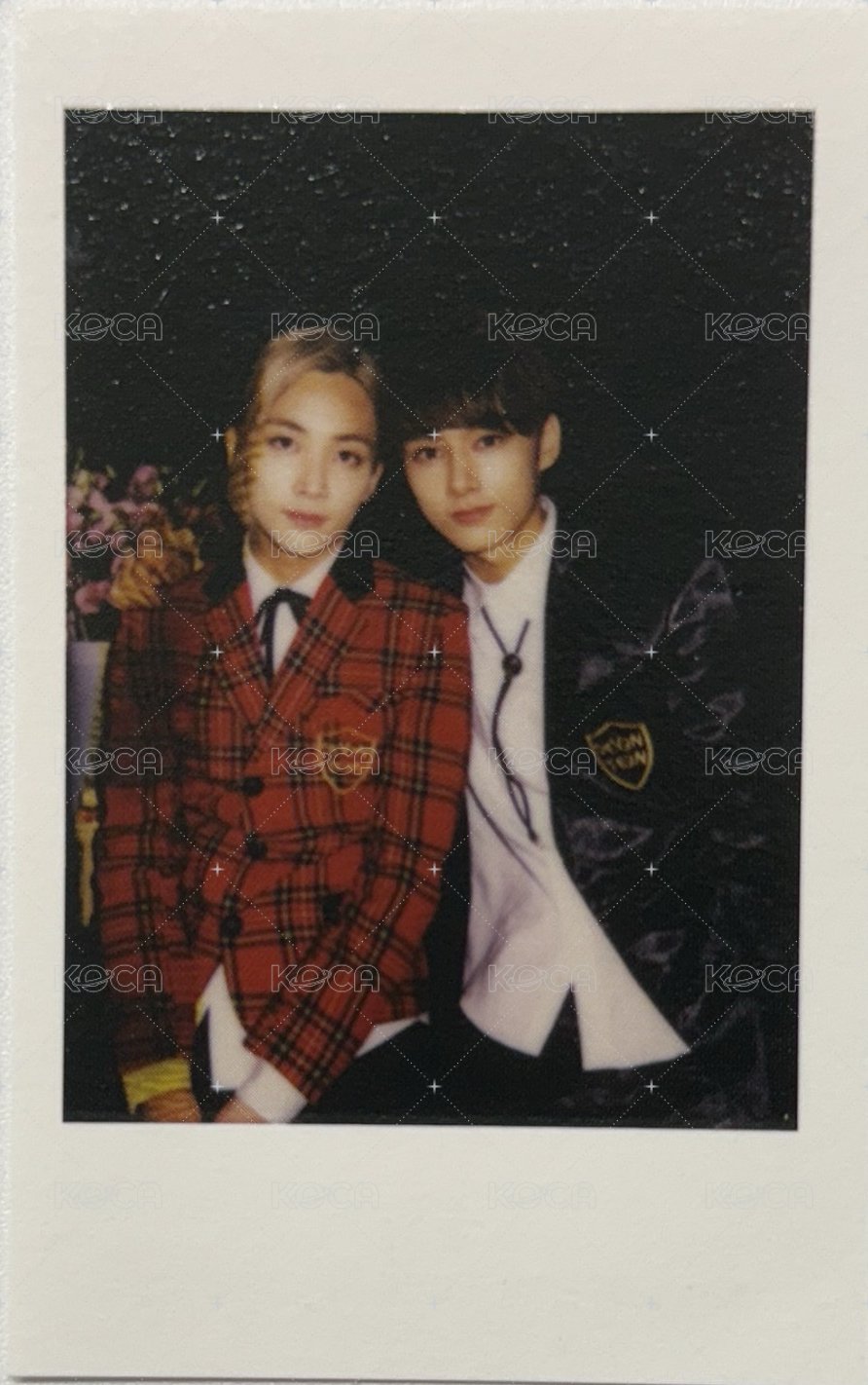 16’BOYS WISH 周邊卡 D ver 閃鑽拍立得鐵盒卡 正面