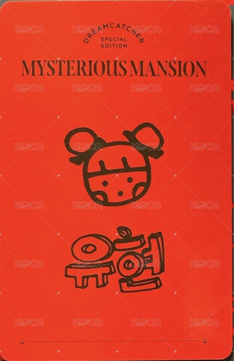 Mysterious Mansion 周邊卡  背面