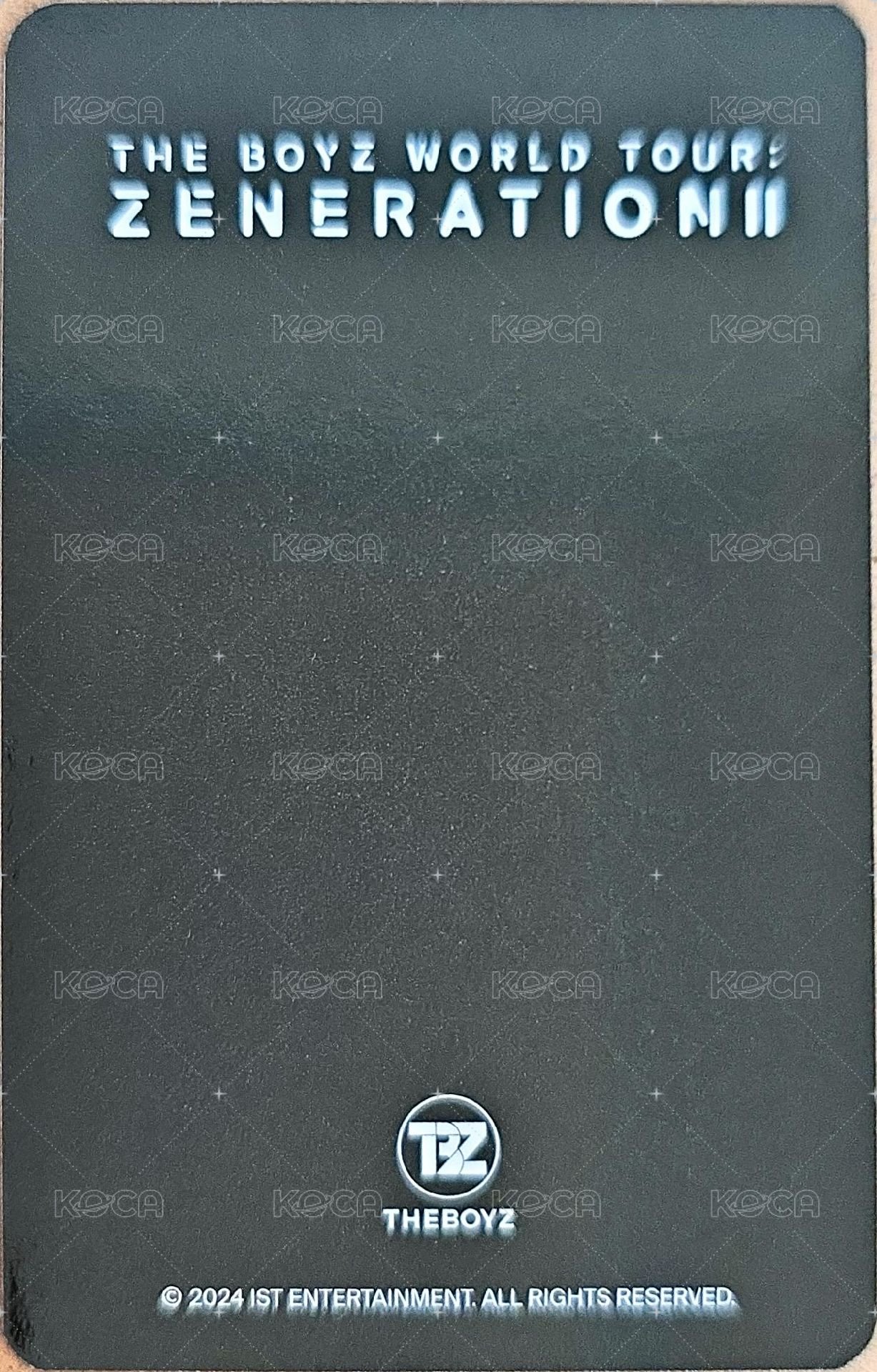 THE BOYZ WORLD TOUR : ZENERATION Ⅱ 滿額卡 線下 背面