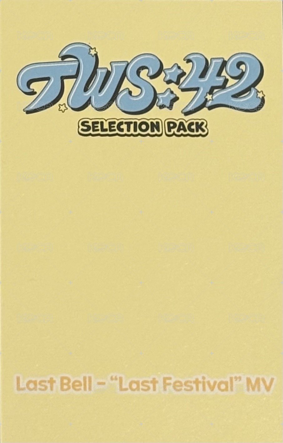 TWS:42 Selection Pack 周邊卡  背面