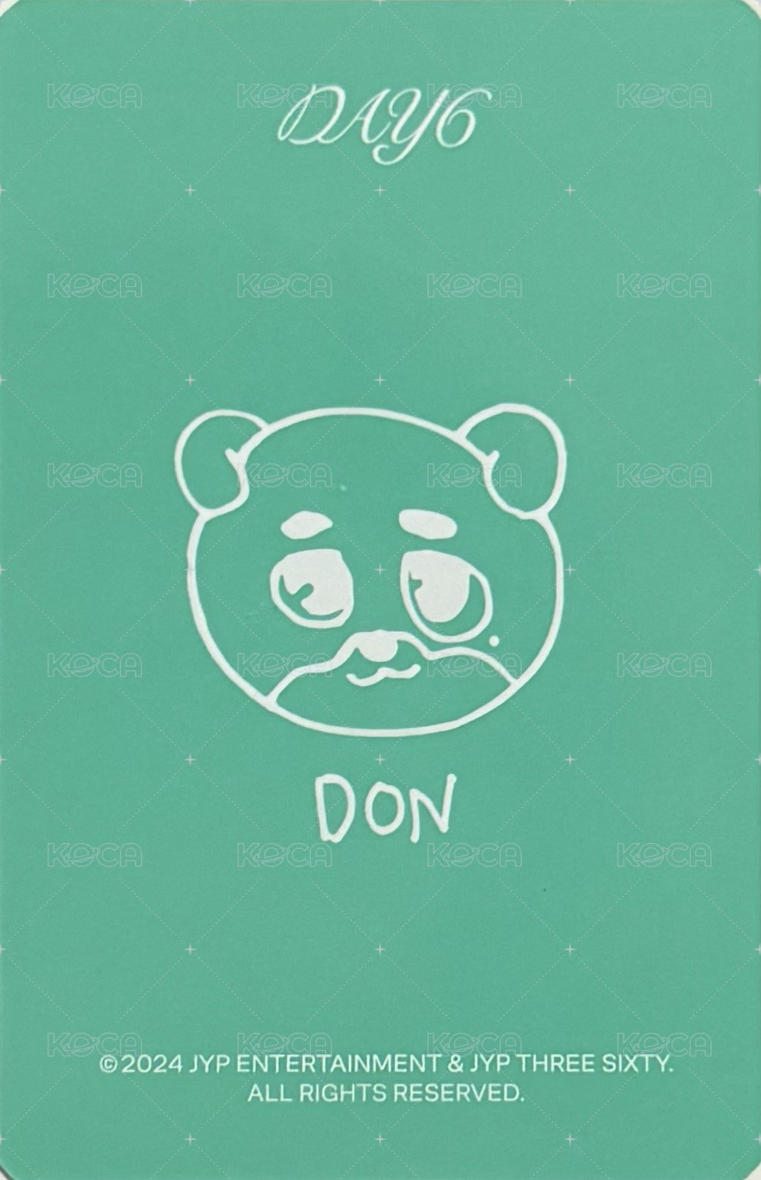 3RD FM 線下 滿額卡  背面