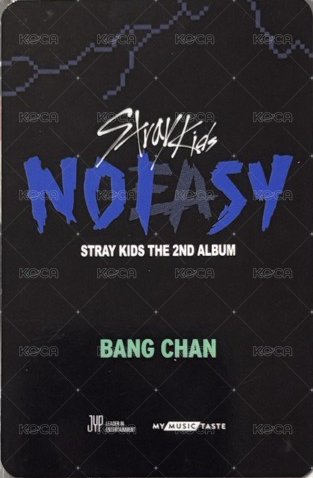 NOEASY mmt 簽售卡  背面