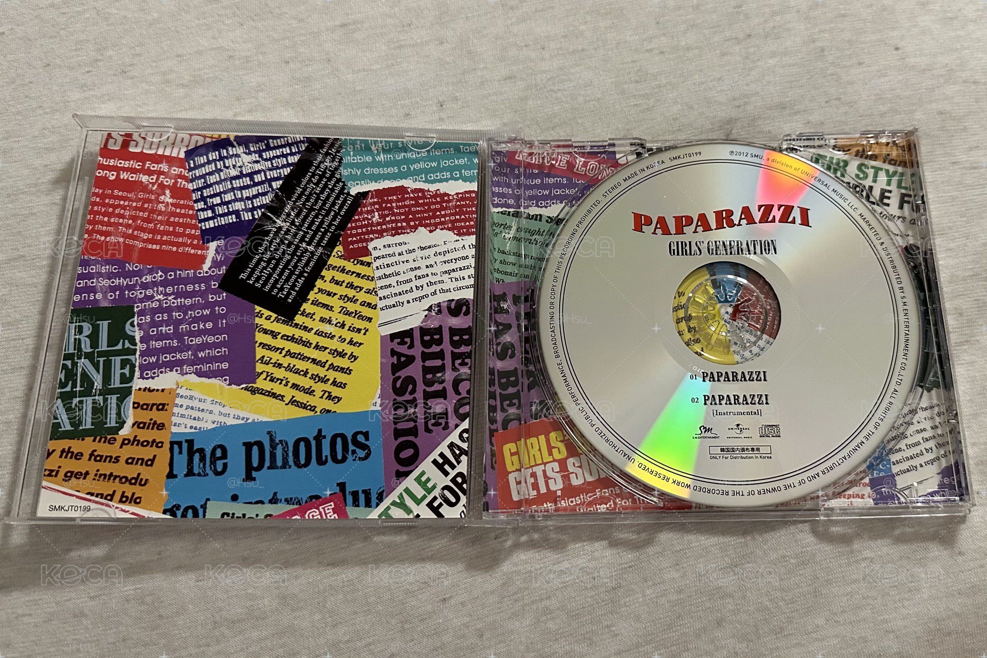 少女時代 Paparazzi 9.9成新