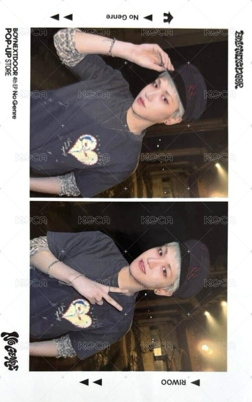 No Genre 滿額卡 首爾線下快閃 二宮格 2 正面