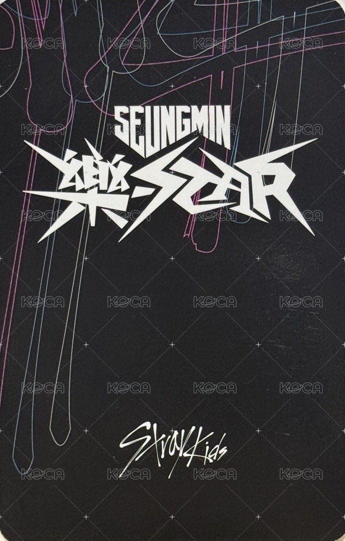 樂-STAR 專輯卡 電子專固卡 背面