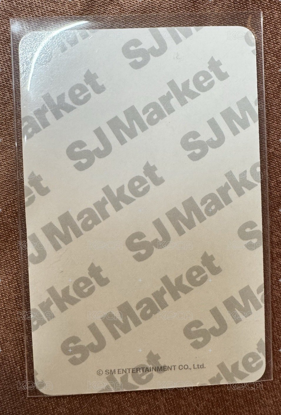 SJ MARKET 隨機卡  背面