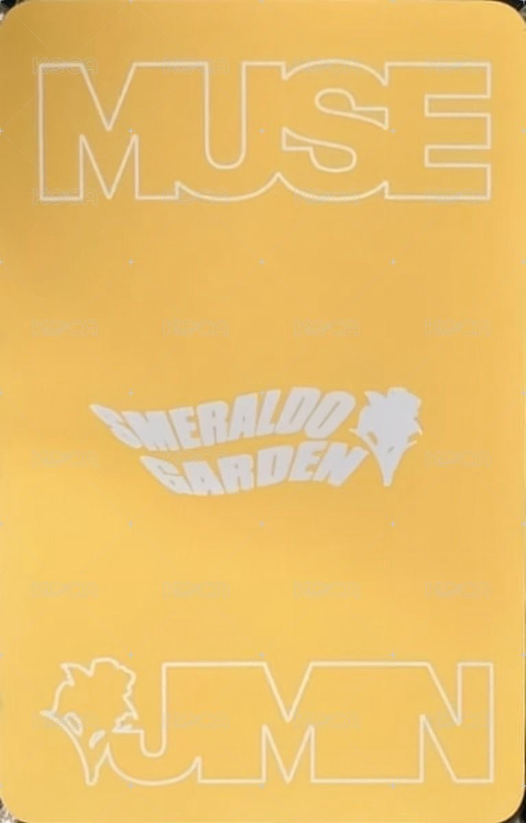 MUSE 入場卡 / 場限卡 快閃店 花店 背面