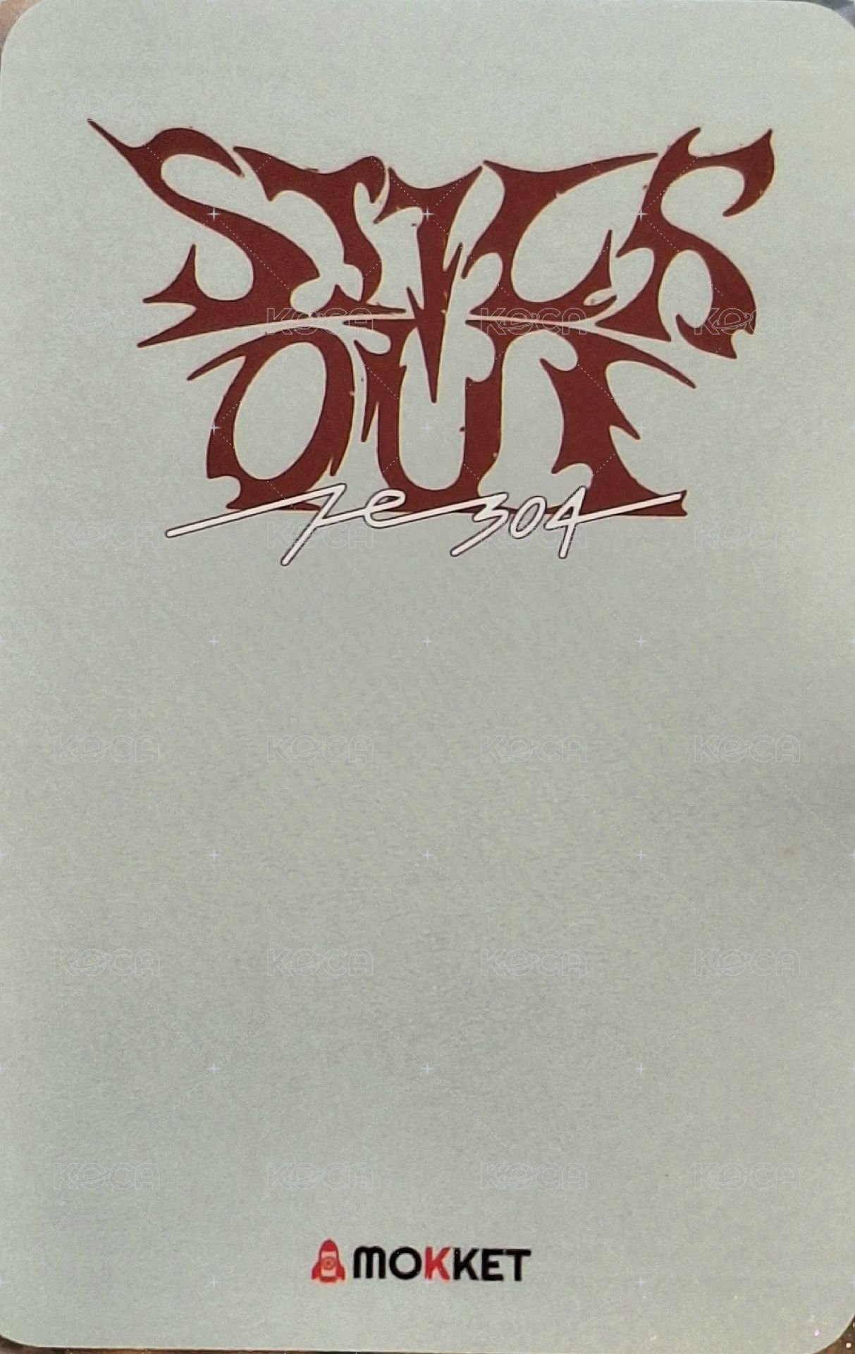 STICK OUT mokket 幸運卡 挑染 背面