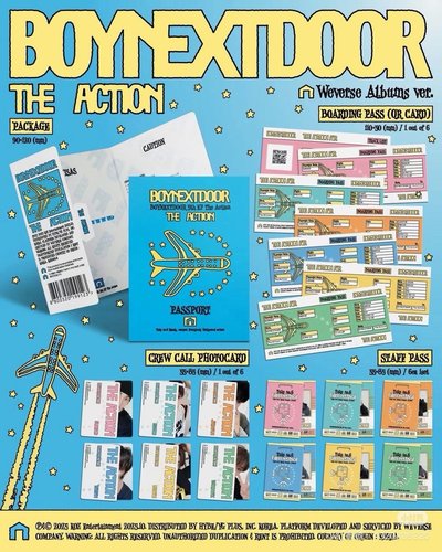BOYNEXTDOOR THE ACTION 電子專 單封