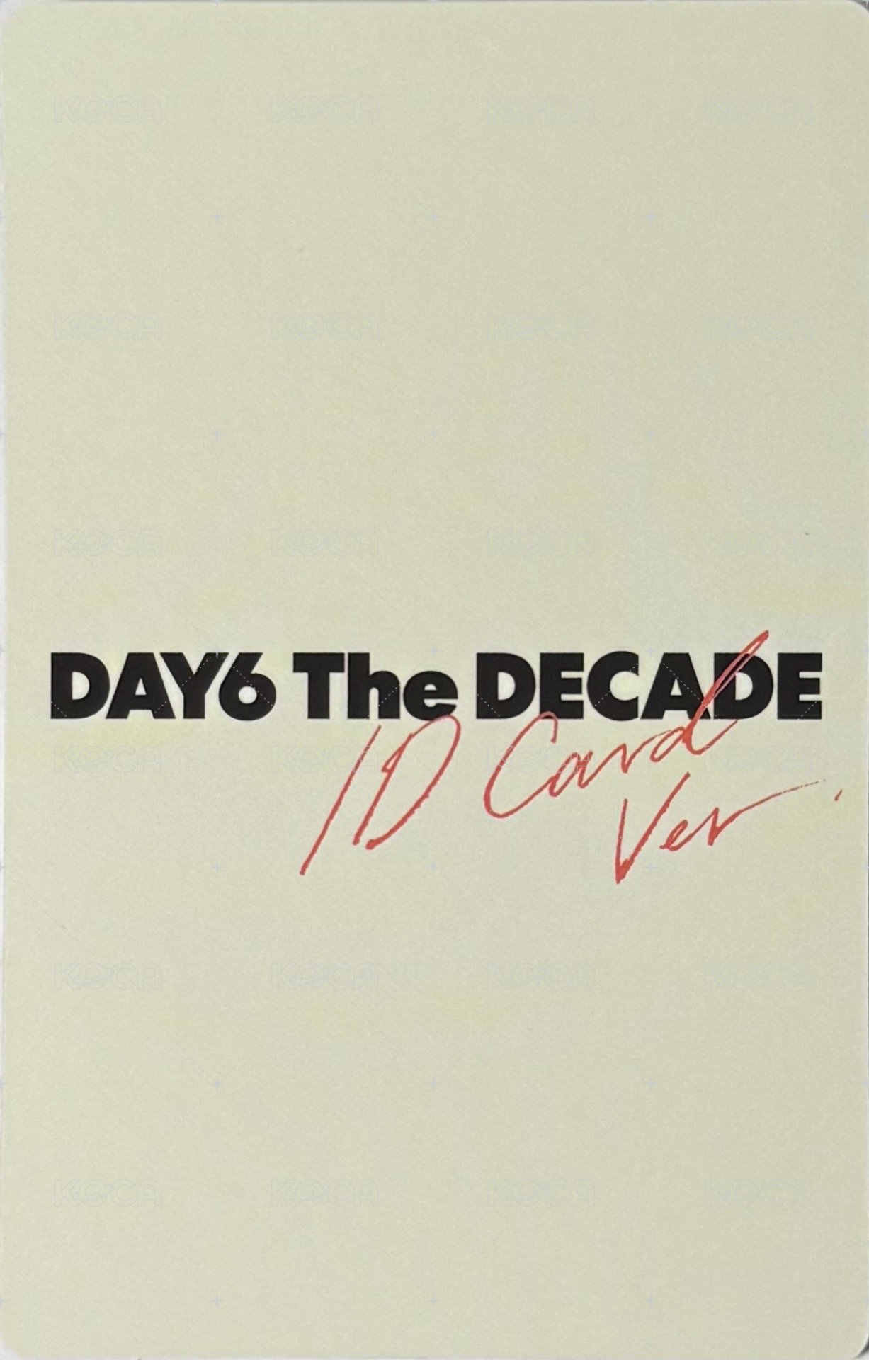 正四 ID卡專 專輯卡  背面