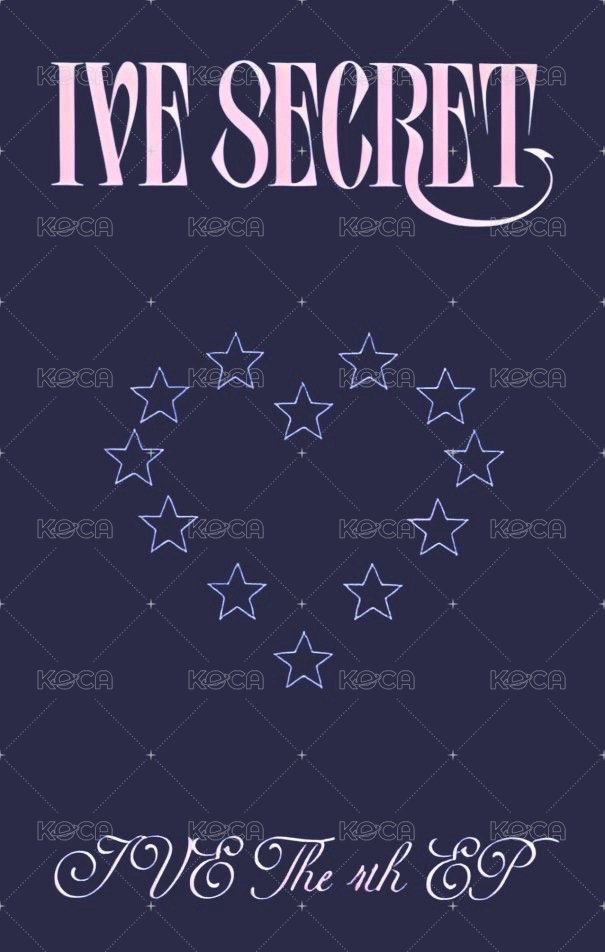 IVE SECRET 專輯卡 DIGIPACK ver. 背面
