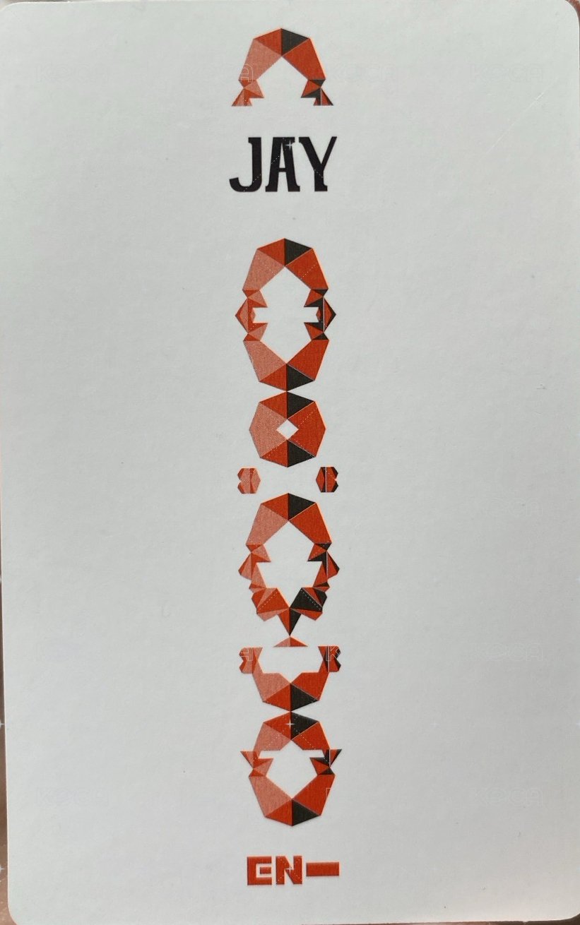 正一 專輯卡 Odysseus ver. 海邊戳臉星  背面