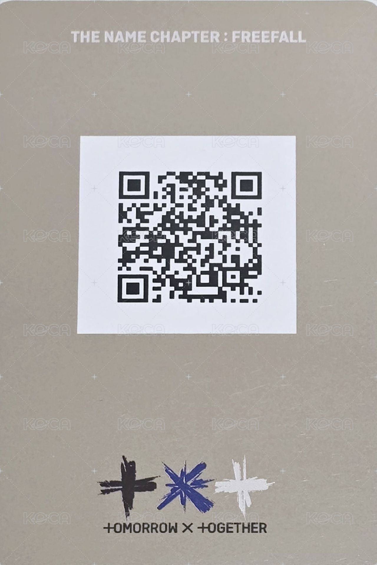 正三 專輯卡 電子專 Reality團卡 背面