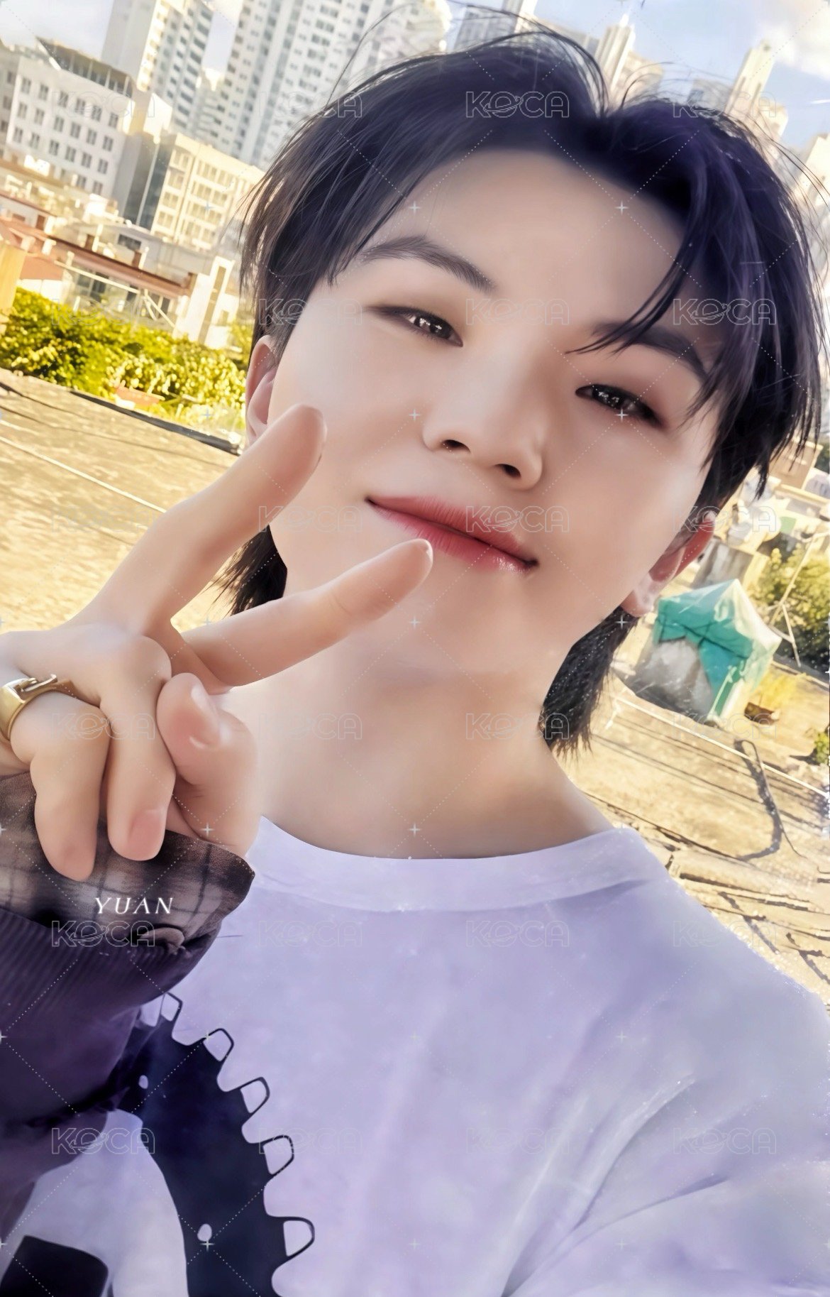 10週年 hottracks 教保文庫 幸運卡  正面