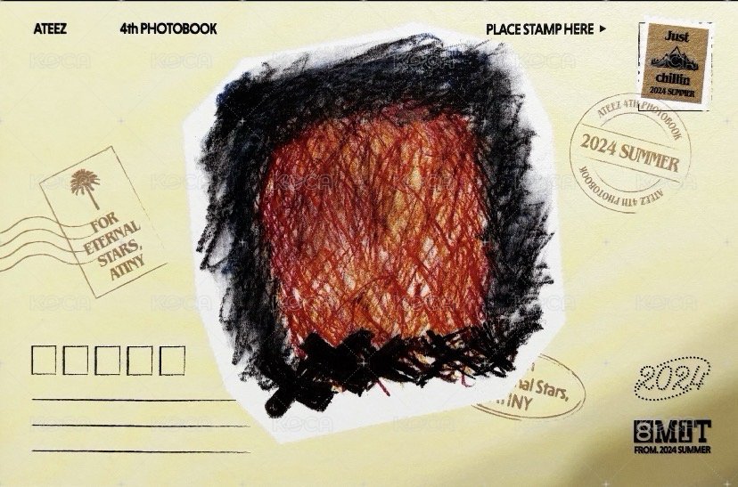 2024夏寫 明信片  背面